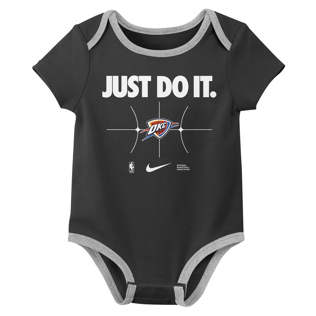 Oklahoma City Thunder Nike Newborn Just Do It Two-Pack Bodysuit Set - Navy/Black